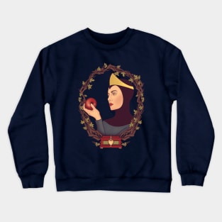 The Apple Queen / Fairy Tale Princess Queen Witch Classic Crewneck Sweatshirt